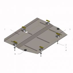 Kolchuga Защита двигателя и КПП на Range Rover Evoque I '11-18