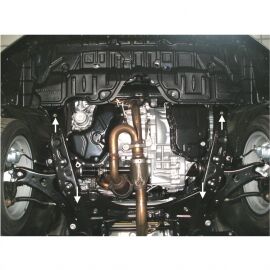 Kolchuga Защита двигателя и КПП на Lexus ES V (300) '06-12 (V-3,0) (ZiPoFlex-оцинковка)