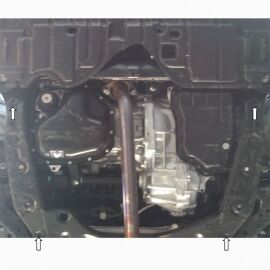 Kolchuga Защита двигателя и КПП на Lexus ES VI (250) '12-18 (ZiPoFlex-оцинковка)