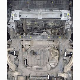 Kolchuga Защита двигателя, КПП и радиатора на Lexus GS III (300) '05-12