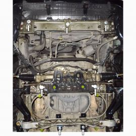 Kolchuga Защита двигателя и радиатора на Lexus GS III (430) '05-12 (ZiPoFlex-оцинковка)