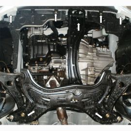 Kolchuga Защита двигателя, КПП и радиатора на Lifan X60 '11-