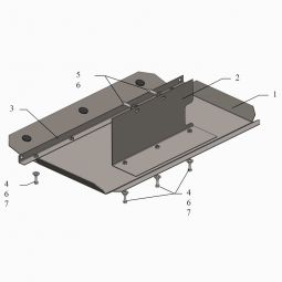 Kolchuga Защита змеевика на MAN TGS '13- (21.440 4х2)