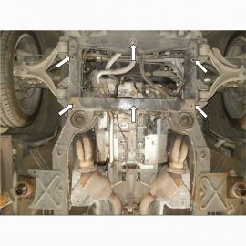 Kolchuga Защита двигателя, КПП и редуктора на Maserati Quattroporte V '08-13