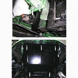 Kolchuga Защита двигателя, КПП и радиатора на Mazda 2 (DE) '07-14