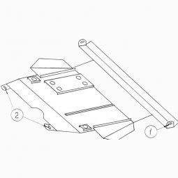 Kolchuga Защита двигателя, КПП и радиатора на Mazda 323 (BH/BA) '94-00