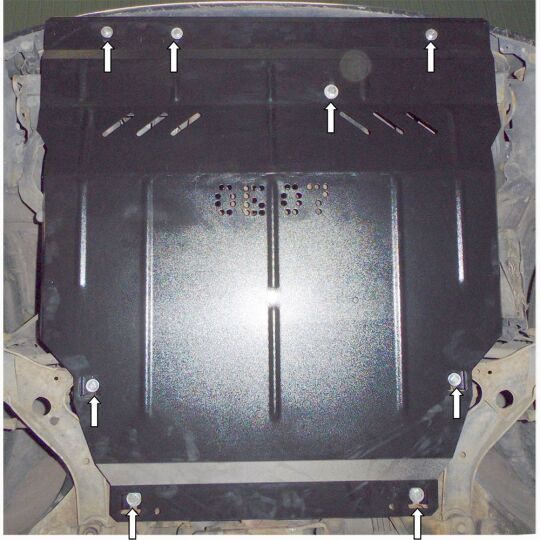 Kolchuga Защита двигателя, КПП и радиатора на Mazda 323 (BJ) '98-03 Kolchuga Защита двигателя, КПП и радиатора на Mazda 323 (BJ) '98-03