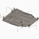 Kolchuga Защита двигателя, КПП и радиатора на Mazda 323 (BJ) '98-03