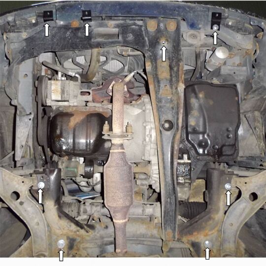 Kolchuga Защита двигателя, КПП и радиатора на Mazda 323 (BJ) '98-03 Kolchuga Защита двигателя, КПП и радиатора на Mazda 323 (BJ) '98-03