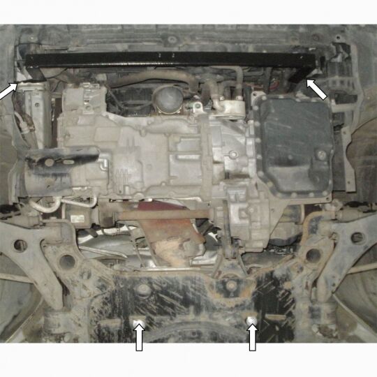 Kolchuga Защита двигателя, КПП и радиатора на Mazda 5 II '05-09 Kolchuga Защита двигателя, КПП и радиатора на Mazda 5 II '05-09
