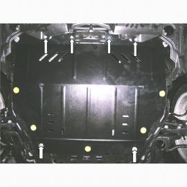 Kolchuga Защита двигателя и КПП на Mazda 6 II (GH) '08-12 (ZiPoFlex-оцинковка)