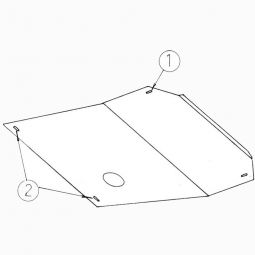 Kolchuga Защита двигателя, КПП и радиатора на Mazda 626 (GD/GV) '87-91