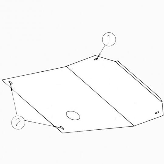 Kolchuga Защита двигателя, КПП и радиатора на Mazda 626 (GD/GV) '87-91 Kolchuga Защита двигателя, КПП и радиатора на Mazda 626 (GD/GV) '87-91