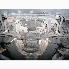 Kolchuga Защита двигателя и КПП на Mercedes-Benz E-Class W211 '02-09