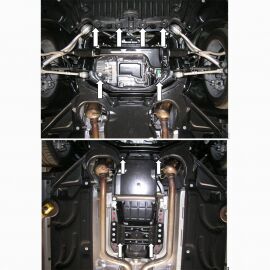 Kolchuga Защита двигателя и КПП на Mercedes-Benz E-Class W212 '09-