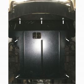 Kolchuga Защита двигателя, КПП и радиатора на Mercedes-Benz Sprinter W906 '06-12 (4x4)