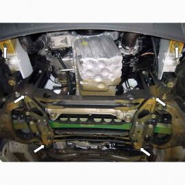 Kolchuga Защита двигателя, КПП и радиатора на Mercedes-Benz Sprinter W906 '06-12 (4x4)