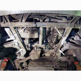 Kolchuga Защита двигателя, КПП и радиатора на Mercedes-Benz Vito I W638 '96-03 (АКПП)