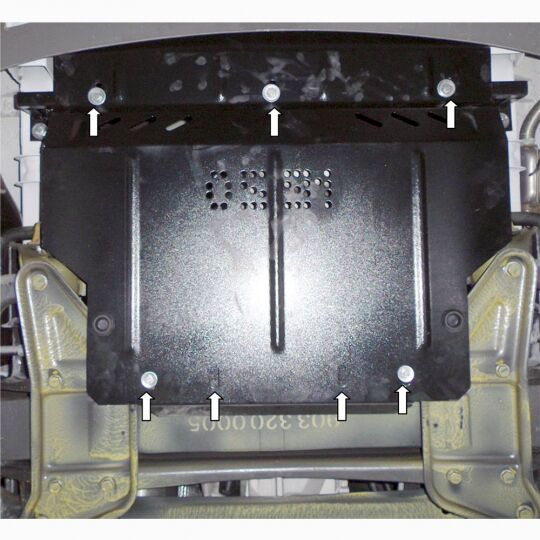 Kolchuga Защита двигателя и радиатора на Mercedes-Benz Sprinter W906 '15-18 Kolchuga Защита двигателя и радиатора на Mercedes-Benz Sprinter W906 '15-18