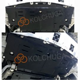 Kolchuga Защита радиатора на Mercedes-Benz GL-Class X164 '06-12 (ZiPoFlex-оцинковка)
