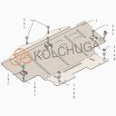 Kolchuga Защита радиатора на Mercedes-Benz GL-Class X164 '06-12