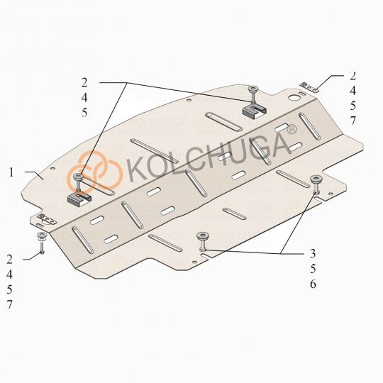 Kolchuga Защита радиатора на Mercedes-Benz R500 W251 '06-14 (ZiPoFlex-оцинковка) Kolchuga Защита радиатора на Mercedes-Benz R500 W251 '06-14 (ZiPoFlex-оцинковка)