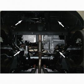 Kolchuga Защита двигателя, КПП и радиатора на MG 6 '10-