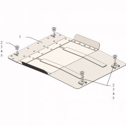 Kolchuga Защита АКПП на Mitsubishi Pajero Sport III '15-