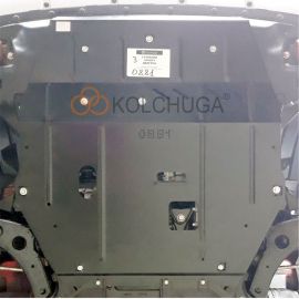 Kolchuga Защита двигателя, КПП и радиатора на Mitsubishi Eclipse Cross '17- (ZiPoFlex-оцинковка)