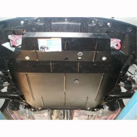 Kolchuga Защита двигателя, КПП и радиатора на Mitsubishi Outlander XL II '06-12 (ZiPoFlex-оцинковка)