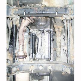 Kolchuga Защита двигателя, КПП и радиатора на Mitsubishi Pajero Sport I '96-08 (АКПП)
