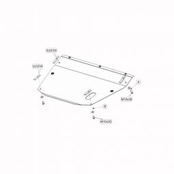 Kolchuga Защита двигателя, КПП и радиатора на Mitsubishi Space Runner II '97-02