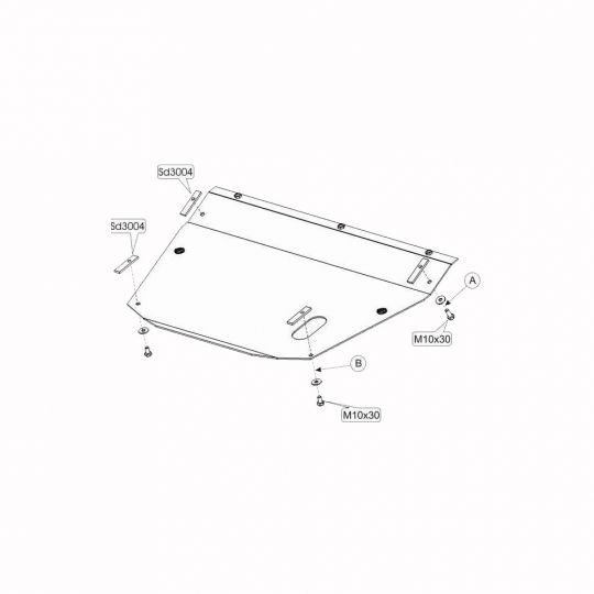 Kolchuga Защита двигателя, КПП и радиатора на Mitsubishi Space Runner II '97-02