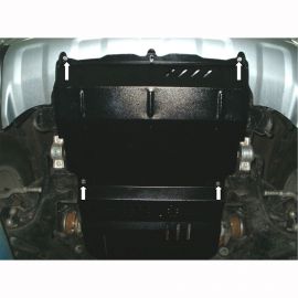 Kolchuga Защита двигателя и радиатора на Mitsubishi L200 IV '06-14