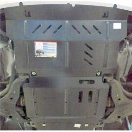 Kolchuga Защита двигателя, радиатора и редуктора на Mitsubishi Pajero Sport III '15- (ZiPoFlex-оцинковка)
