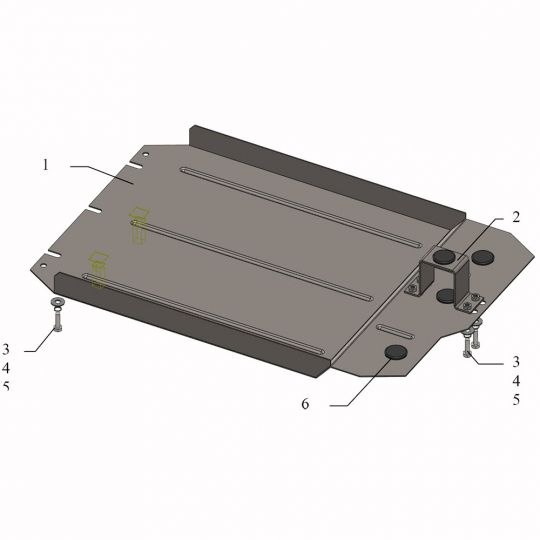 Kolchuga Защита раздатки на Mitsubishi Pajero Sport II '08-16 (АКПП) (ZiPoFlex-оцинковка) Kolchuga Защита раздатки на Mitsubishi Pajero Sport II '08-16 (АКПП) (ZiPoFlex-оцинковка)