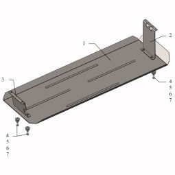 Kolchuga Защита топливного бака на Mitsubishi L200 V '15-