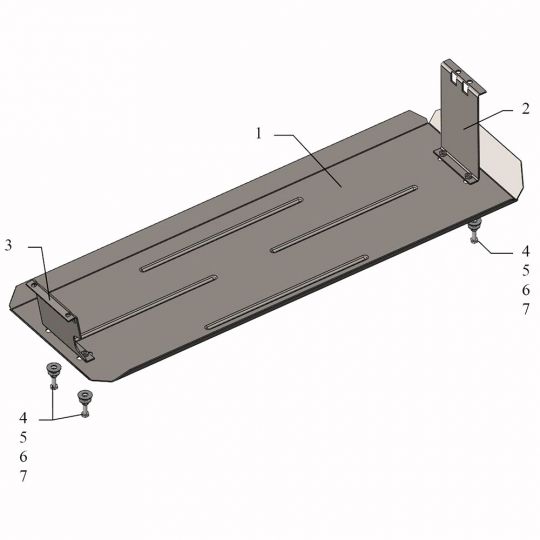 Kolchuga Защита топливного бака на Mitsubishi L200 V '15- (ZiPoFlex-оцинковка) Kolchuga Защита топливного бака на Mitsubishi L200 V '15- (ZiPoFlex-оцинковка)