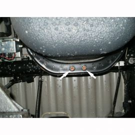 Kolchuga Защита топливнго бака на Mitsubishi Pajero Sport II '08-16 (ZiPoFlex-оцинковка)