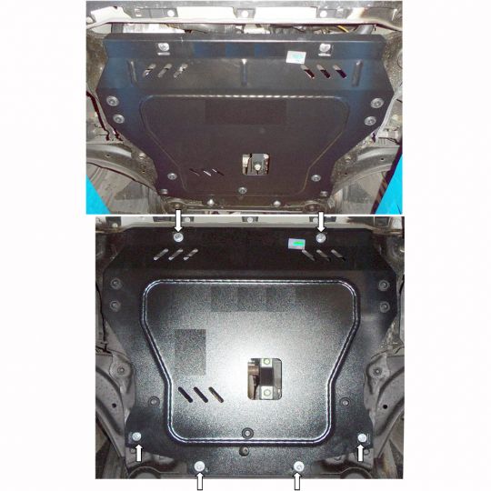 Kolchuga Защита двигателя и КПП на Nissan Pulsar (C13) '14- (ZiPoFlex-оцинковка) Kolchuga Защита двигателя и КПП на Nissan Pulsar (C13) '14- (ZiPoFlex-оцинковка)