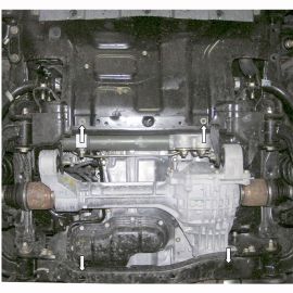 Kolchuga Защита двигателя и КПП на Nissan Xterra II '05-15