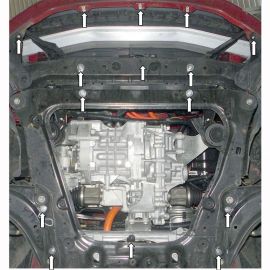 Kolchuga Защита двигателя, КПП и радиатора на Nissan Leaf '10-