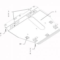 Kolchuga Защита двигателя, КПП и радиатора на Nissan Micra (K12) III '03-10 (МКПП)