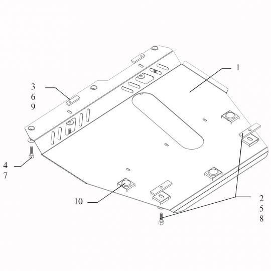Kolchuga Защита двигателя, КПП и радиатора на Nissan Note I '05-13 (V-1,4) (ZiPoFlex-оцинковка) Kolchuga Защита двигателя, КПП и радиатора на Nissan Note I '05-13 (V-1,4) (ZiPoFlex-оцинковка)