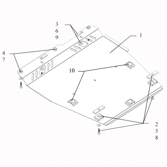 Kolchuga Защита двигателя, КПП и радиатора на Nissan Note I '05-13 (V-1,6) Kolchuga Защита двигателя, КПП и радиатора на Nissan Note I '05-13 (V-1,6)
