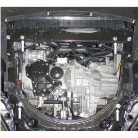 Kolchuga Защита двигателя, КПП и радиатора на Nissan Qashqai (J11) II '13-