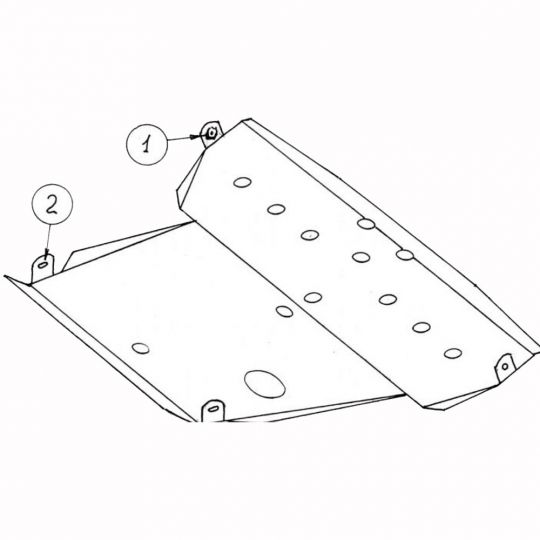 Kolchuga Защита двигателя, КПП и радиатора на Nissan Sunny (B15) '98-06