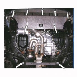 Kolchuga Защита двигателя, КПП и радиатора на Nissan Teana (J31) '03-08