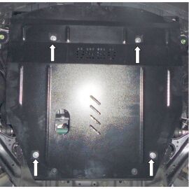 Kolchuga Защита двигателя, КПП и радиатора на Nissan X-Trail (T32) III '14-17