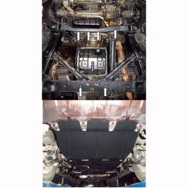 Kolchuga Защита двигателя, КПП, радиатора и раздатки на Nissan Pathfinder (R52) IV '12-